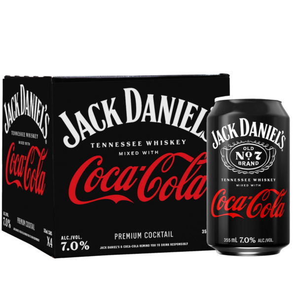 Jack Daniels & Coca Cola 4-Pack – 355ML