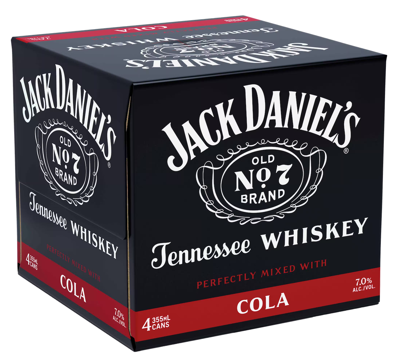Salida Centelleo Dormitorio Jack Daniels & Coca Cola 4-Pack - 355ML | Bremers Wine and Liquor