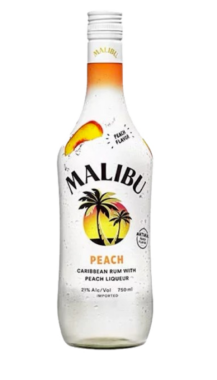 Malibu Peach Rum – 1L