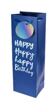 Very Happy Birthday Gift Bag – Single Bottle