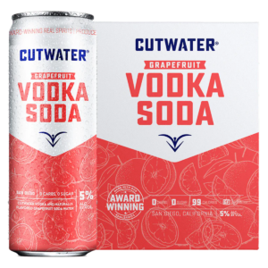 Cutwater Spirits Grapefruit Vodka Soda 4-Pack – 355ML