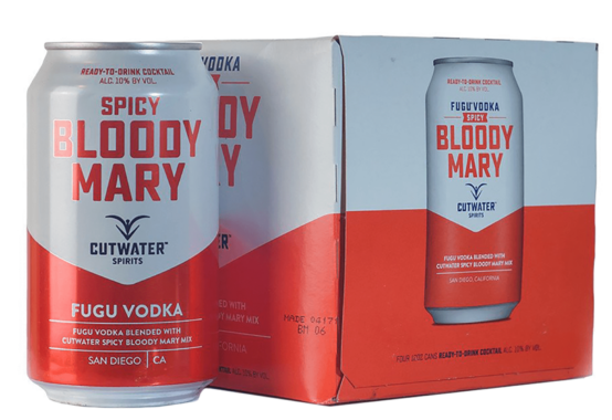 Cutwater Spirits Spicy Bloody Mary 4-Pack – 355ML
