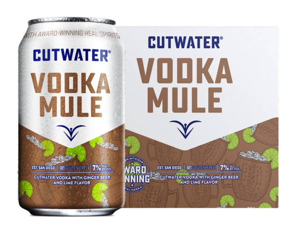 Cutwater Spirits Vodka Mule 4-Pack – 355ML