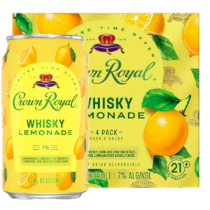 Crown Royal Whisky Lemonade 4-Pack – 355ML