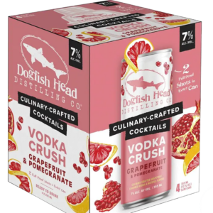 Dogfish Head Grapefruit and Pomegranate Vodka Crush 4-Pack – 355ML