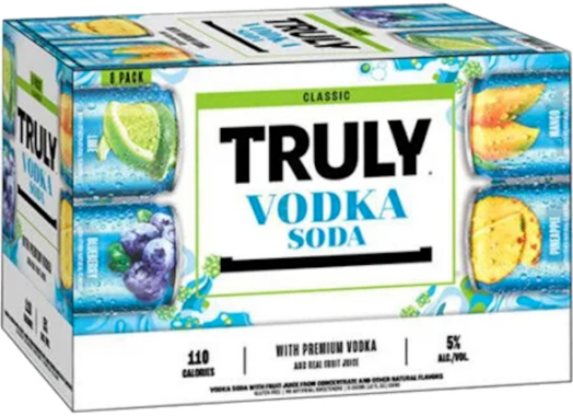 Truly Vodka Soda Classic Variety 8-Pack – 355ML