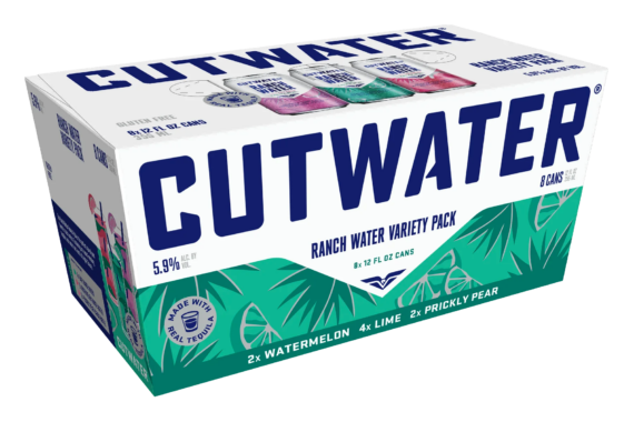 Cutwater Spirits Tequila Ranch Water Variety 8-Pack – 355ML