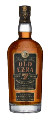 Old Ezra 7 Year Old Barrel Strength Straight Bourbon Whiskey – 750ML