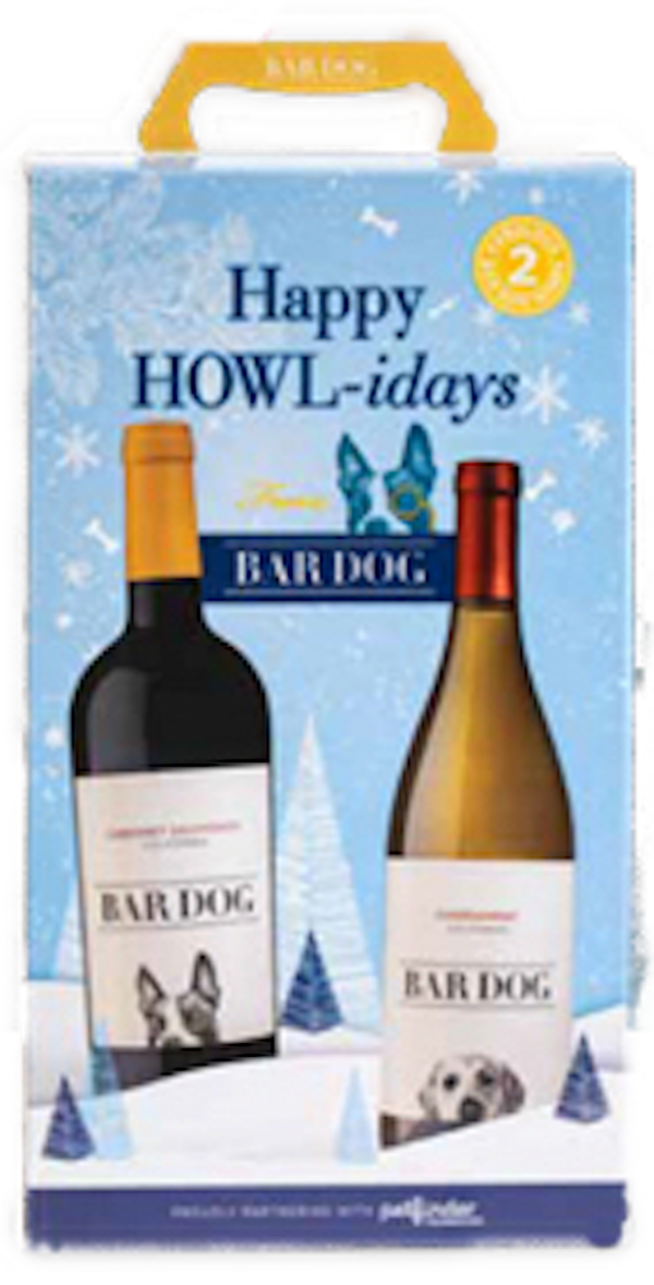 Bar Dog Chardonnay and Cabernet Sauvignon Gift Set – 750ML