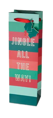 Jingle All the Way Gift Bag – Single Bottle