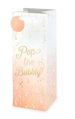 Pop the Bubbly Gift Bag – Single Bottle