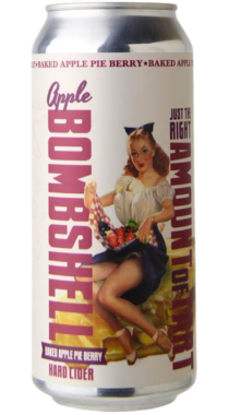 Three Brothers Bombshell Baked Apple Pie Berry Cider – 16OZ