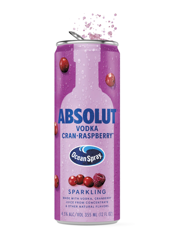 Absolut + Ocean Spray Cran-Raspberry Cocktail – 355ML