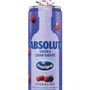 Absolut + Ocean Spray Cran-Grape Cocktail – 355ML