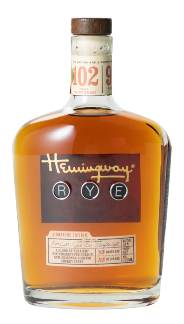 Hemingway Signature Edition Rye Whiskey – 750ML