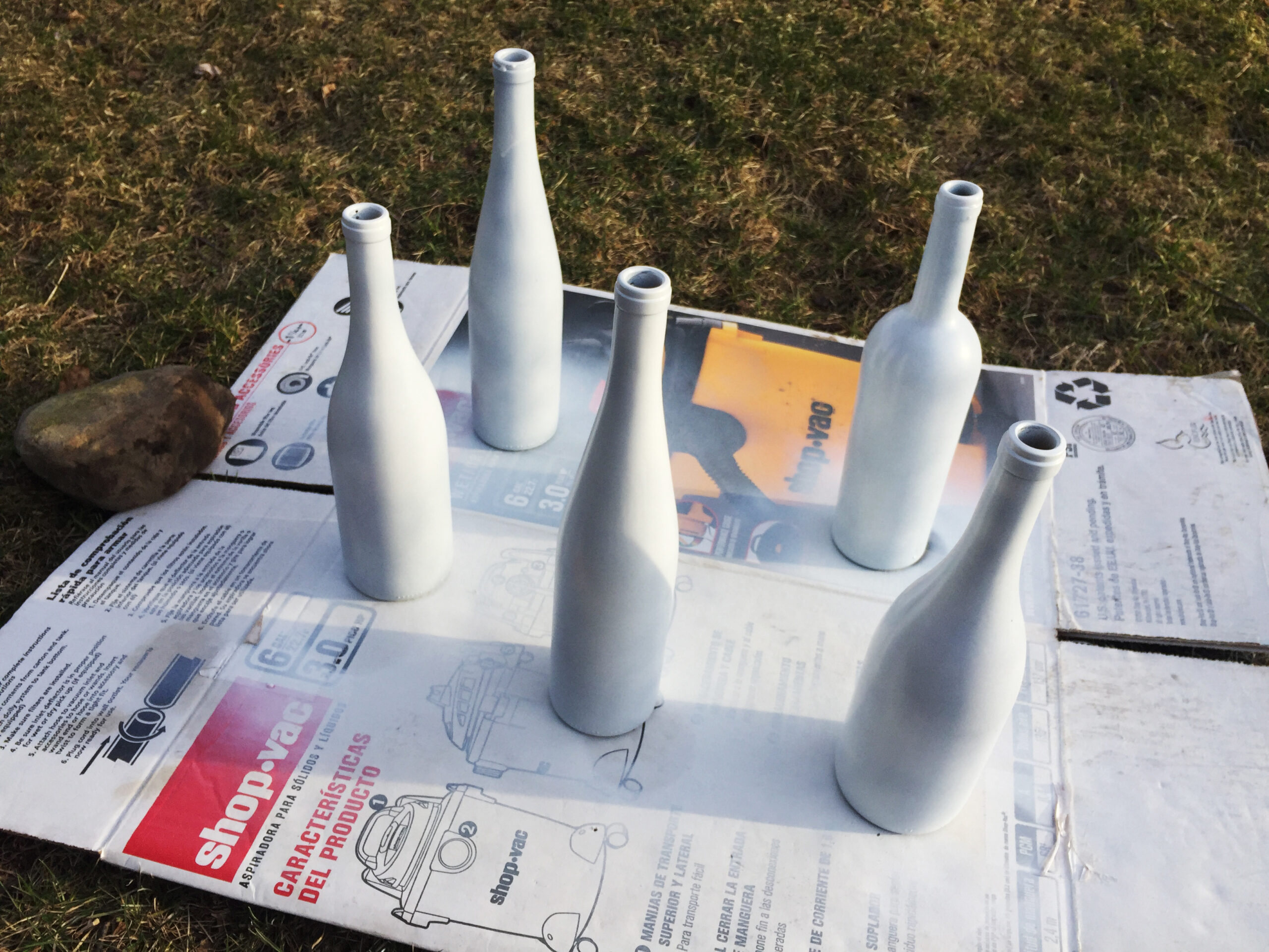 diy vases bremer's paint